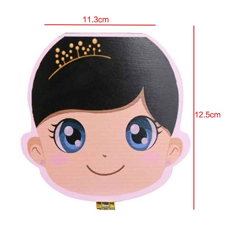 Baby Tooth Box Kids Tooth Box Organizer For Baby Save Milk Teeth Wood Storage Box cajita dientes Collection Container Fairy Box