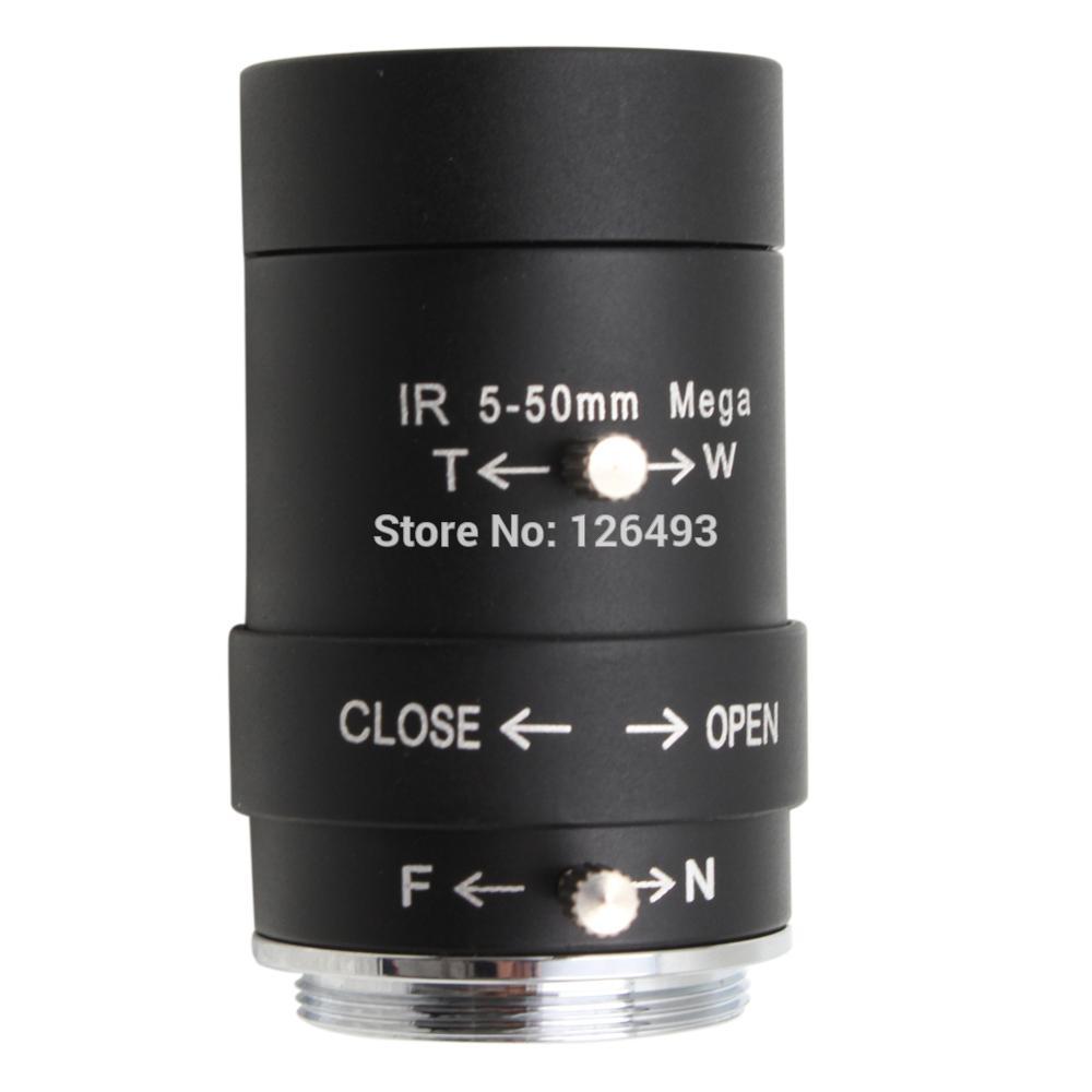 Elp cctv 5-50mm cs mount hoge resolutie handmatige zoom varifocale lens