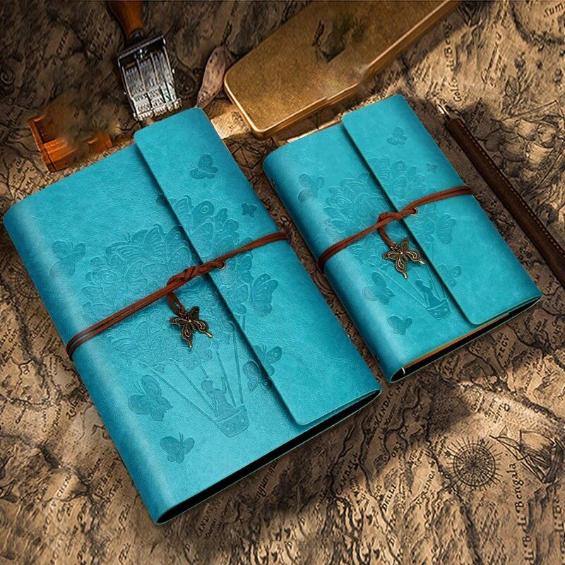 Journal Ruled Refillable Notebook Writing with Spiral Diary Sketchbook