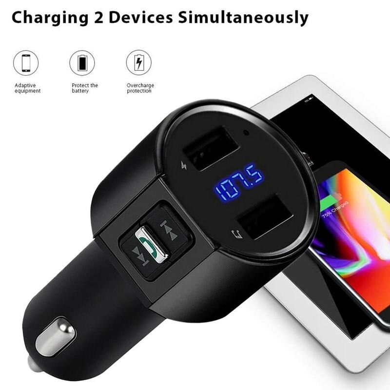 Kit De Reproductor MP3 Para Coche, Cargador Rápido... – Grandado