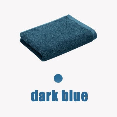 Toalla Original Xiaomi 100% algodón absorción de agua fuerte baño deportivo toallas suaves durables respetuosas con la piel Facecloth 32x70cm: dark blue