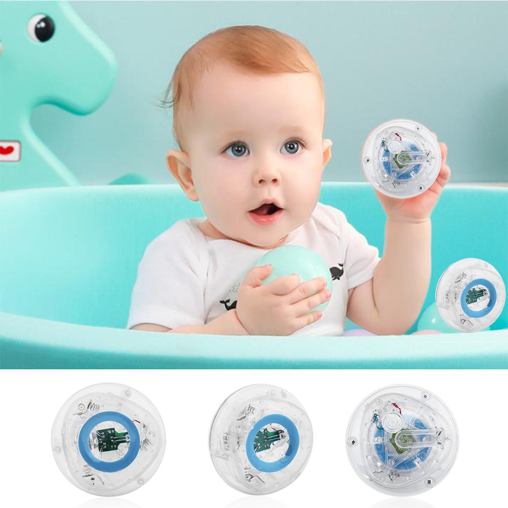 Waterproof Bathroom Led Light Toys Children Funny Bath Toy Multicolor Watertight Plastic With Water-Safe Led Light Display