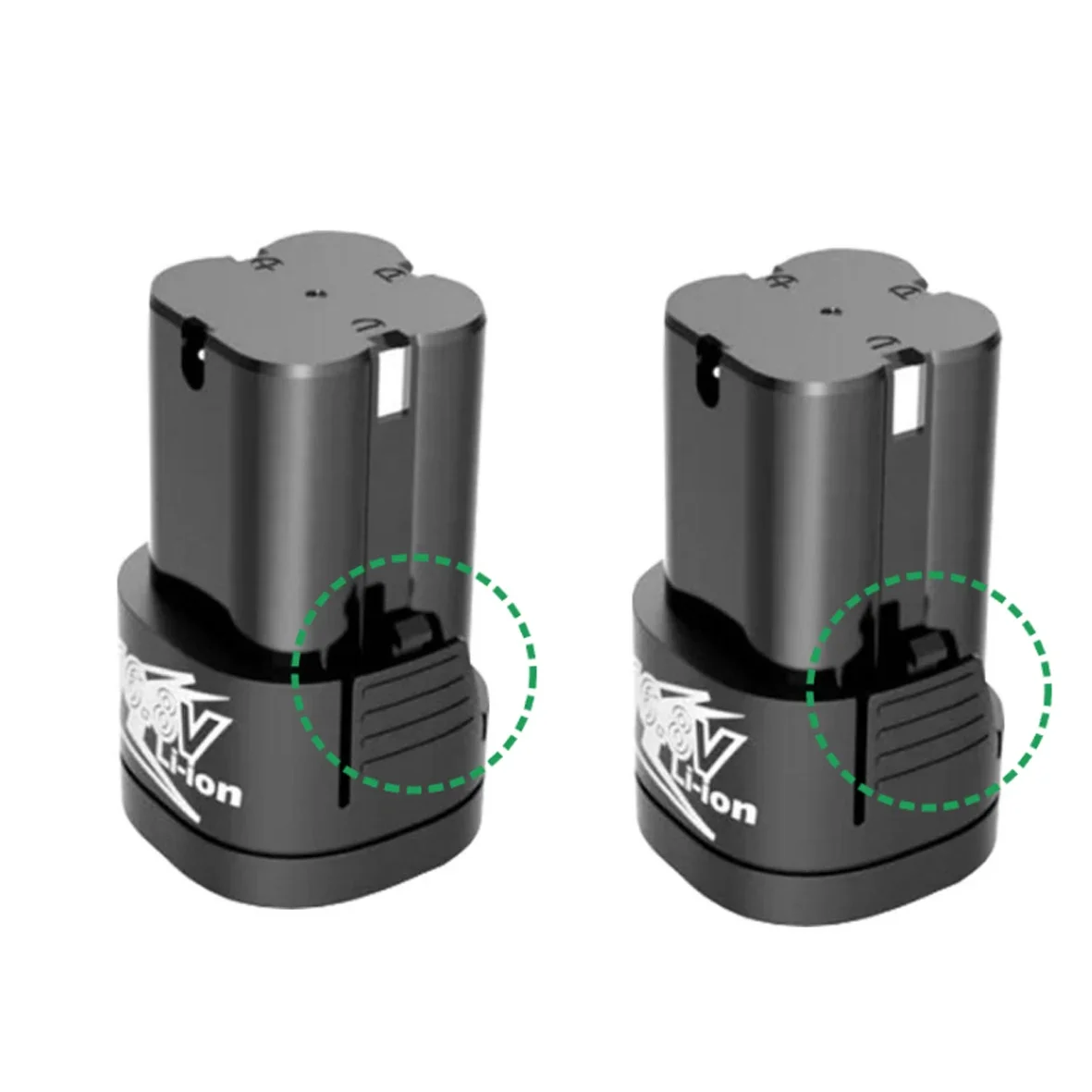 16.8V 8000mAh Universal Rechargeable Lithium Battery for Electric Shear Electric Drill Electric Wrench Power Tools Battery: Khaki