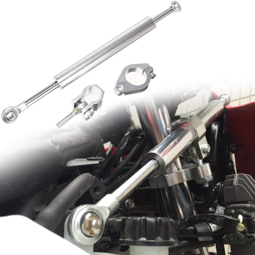 Universal 330mm aluminiumslegering støddæmper retning spjæld tilbehør motorcykel styrespjæld gaffel stabilisator