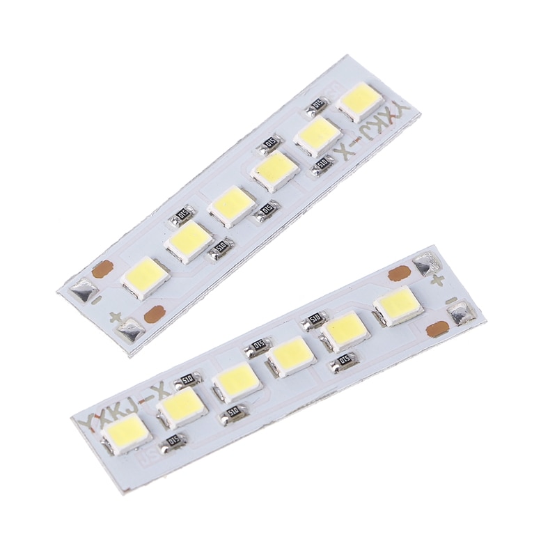 Lumière li-on USB 3.7, 5 pièces, DC 18650 V-5V, variateur