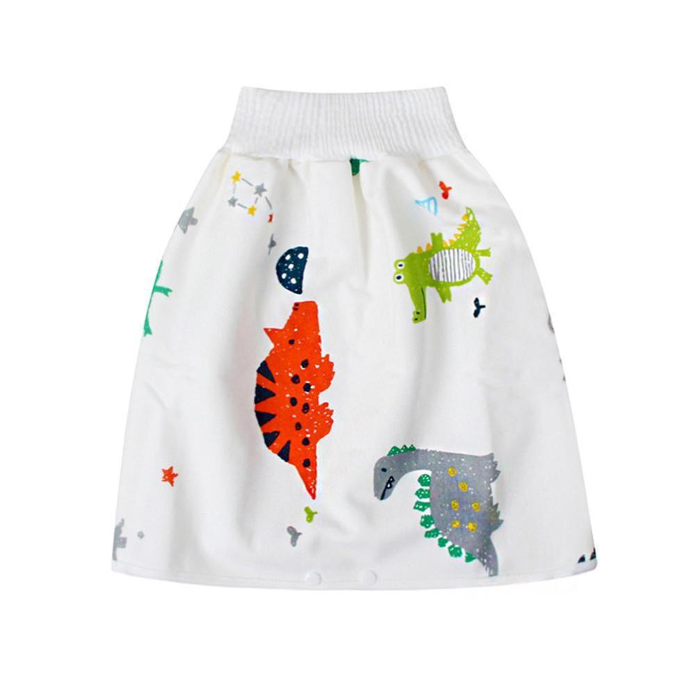 2 in 1 Comfy Children's Adult Diaper Skirt Shorts Baby Shorts Underwear Diape Boys Harem Absorbent Girls Kids Loose Cover S J5K4: D / L