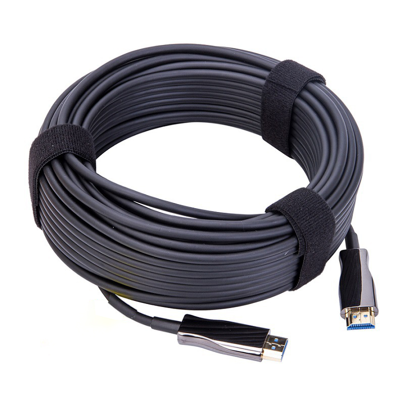 4K 60Hz Active HDMI 2.0 Fiber Optical Cable 10m 20m 30m 40m 50m AOC HDMI Cable Male to Male 18Gbps Ultra High Speed HDR HDCP2.2