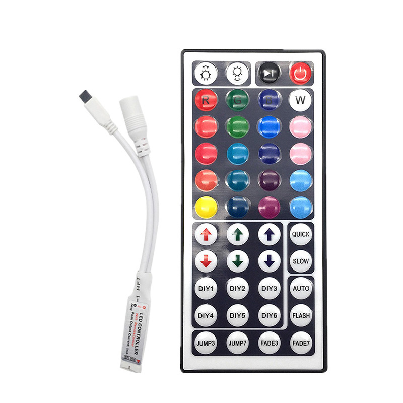 Led Controller 44 Keys 24 Keys LED IR RGB Controler LED Lights Controller IR Remote Dimmer DC12V Control For RGB LED Strip