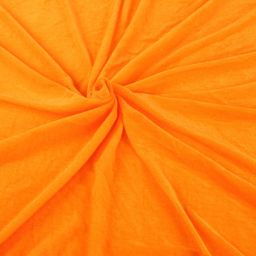 Halpa - pleuche materiaali pöytäliina sohva tuolin päällinen verhot pehmeä nukke valmistus sametti kangas pihalla  (91 cm): Oranssi