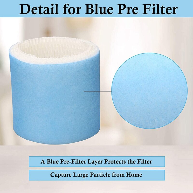 6 Pack Replacement Humidifier Filter Fit for Honeywell HC-888 Filter C HC-888N HCM-890 HEV-320 HCM-890 DCM-200 DH-890