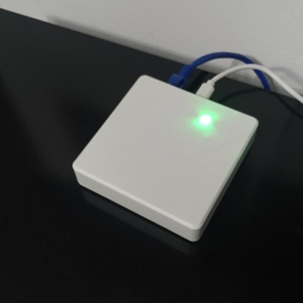 Tuya Zigbee Brücke Clever Heimat Zigbee Tor Hub Fernbedienung Zigbee Geräte Über Clever Leben APP Funktioniert mit Alexa Google hause
