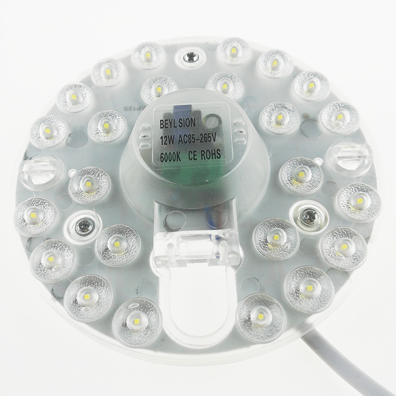 Smd 2835 12w 20w 24w 36w led modul loftlampe rund led downlight kølig hvid led spot indendørs lys lampe 110v 220v 85-265v