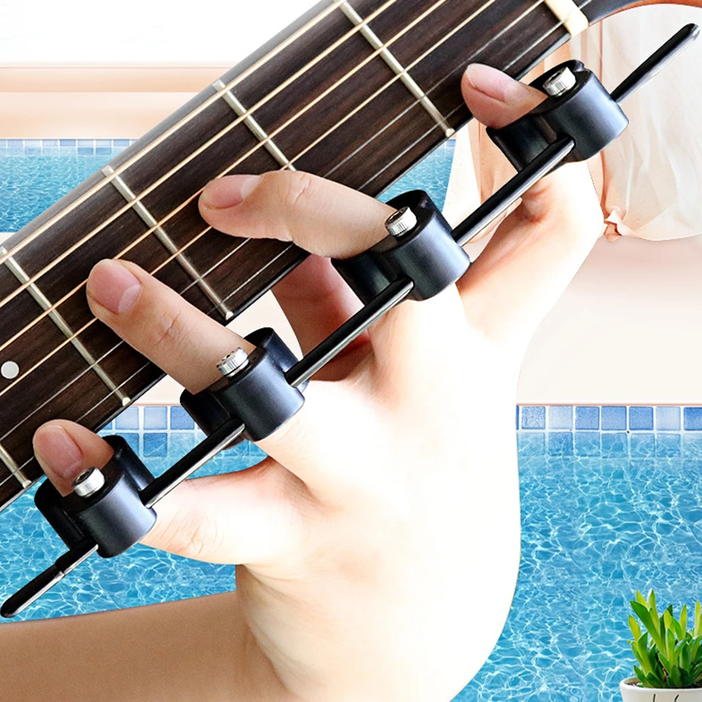 Guitar Training Kit Finger Training Span Exerciser Stretcher Tension Grip 1 Pcs 20x3cm Adjustable Expand Fingers