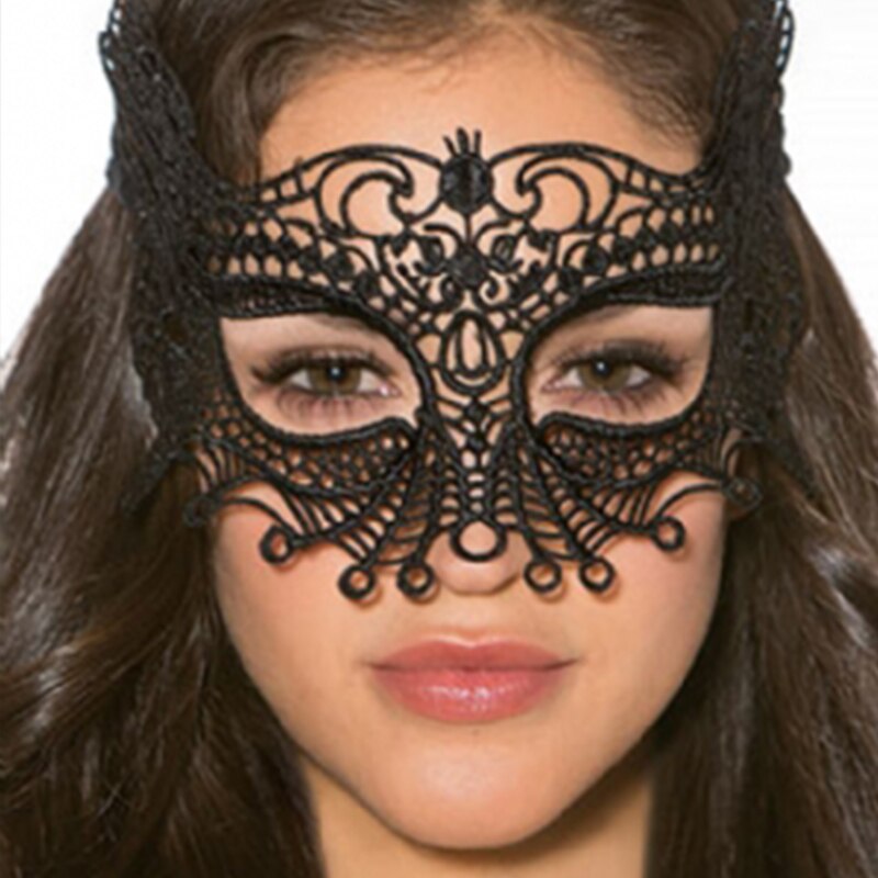 5 Stuk/partij Halloween Cosplay En Party Kant Oogmasker Sexy Lady Uitsparing Eye Masker Voor Masquerade Party Kostuum
