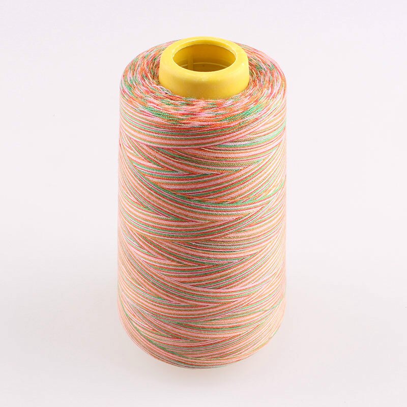 Sewing Thread 3000Y 40S/2 Spool Polyester Sewing Thread Colorful Embroidery Line Threads Jeans for Sewing Thighs Machine Yarn E