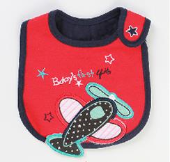 Nuovo Arrivo di Cotone Impermeabile Carino Personaggio Dei Cartoni Animati Del bambino Bavaglini unisex Neonato bavoso Panni Del rutto: rosso Plane