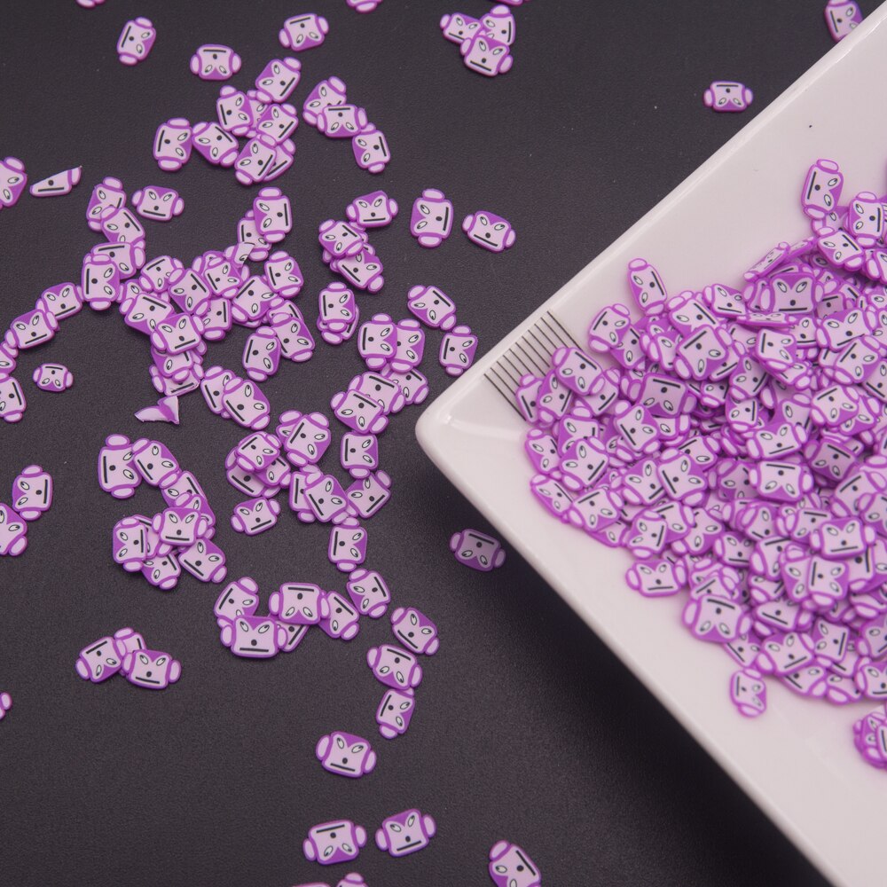 65g Love Envelope Shape Polymer Clay Slices Sprinkles for Phone Decoration,Scrapbook Shaker Card DIY,Filler Filling: 4