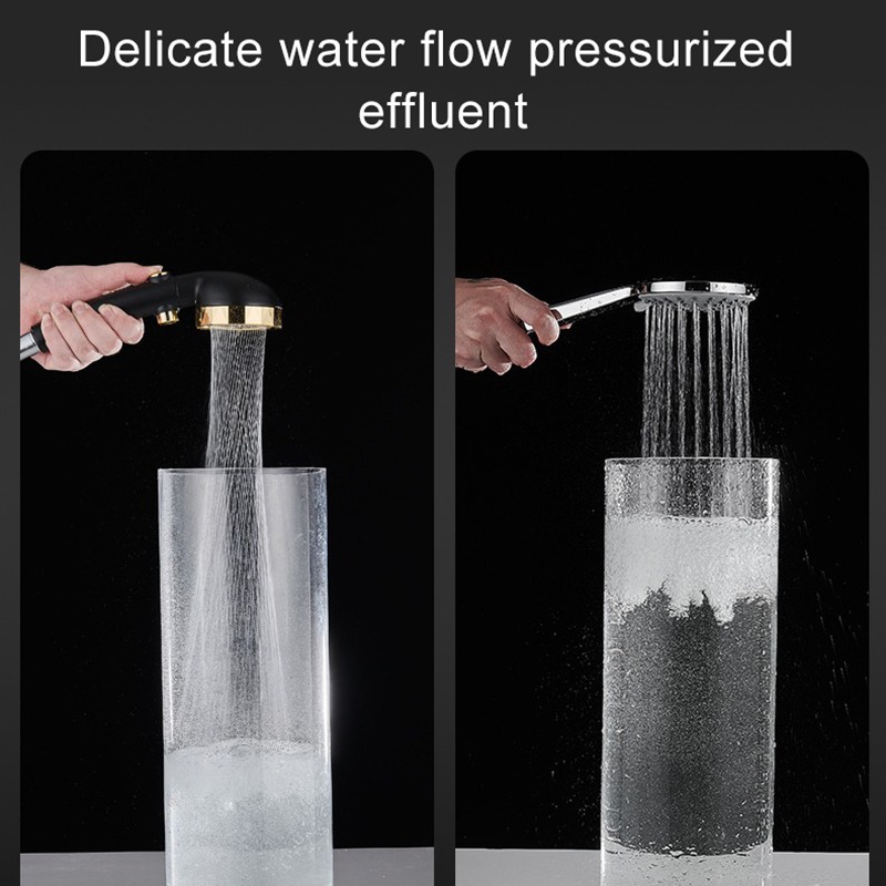 High Pressure Upgrade Shower Head 3 Modes Handheld Adjustable Water Saving ShowerHead Pressurized Spray Nozzle Bathroom Supplies