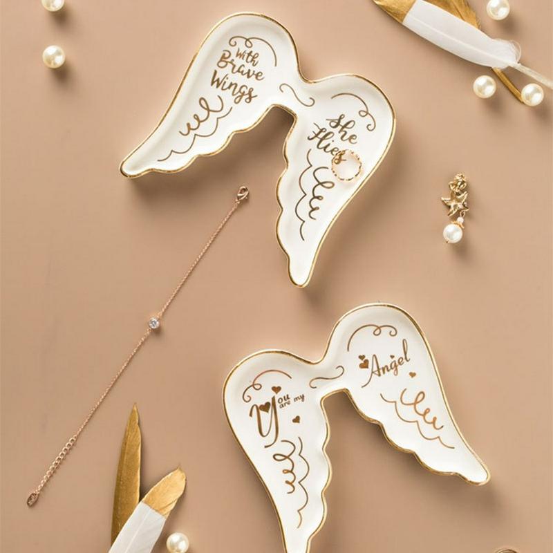 Nordic Stijl Sieraden Ketting Gerechten Keramische Snack Snoep Opslag Trays Thuis Bruiloft Decoratie Platen Ambachten Fotografie Props