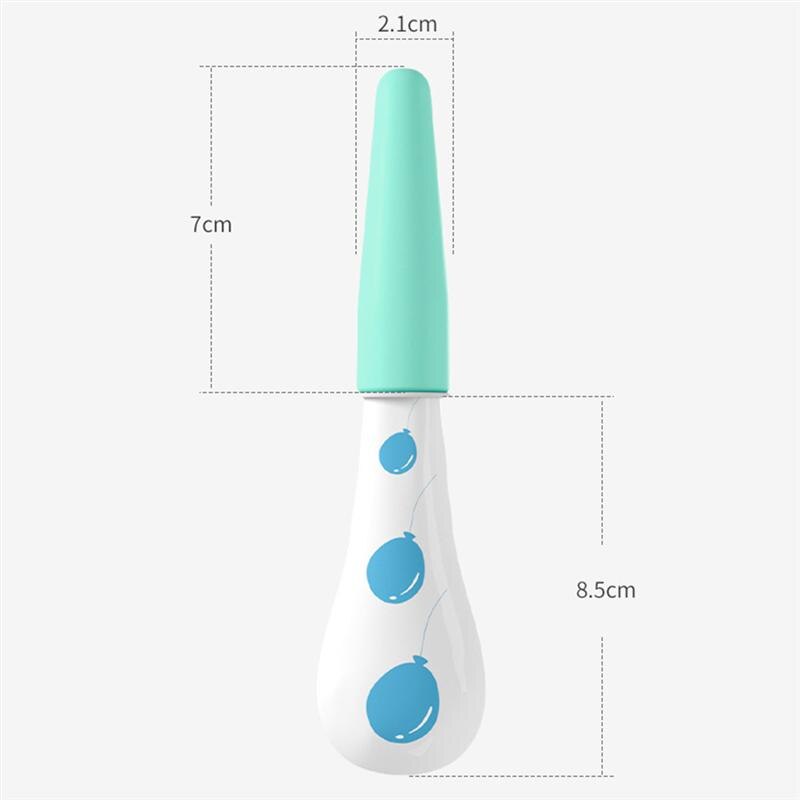 Soft Nasal Apparatus Safe Nose Cleaner Hygienic Nasal Aspirator Snot Sucker For Newborn Toddler Baby Kid Light Green