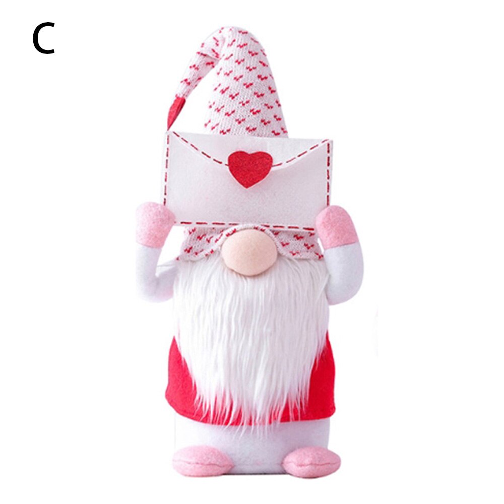 Saint valentin Couple poupée décorations pour la maison chambre salon bureau décoration amour lettre lutin mignon poupée debout poste