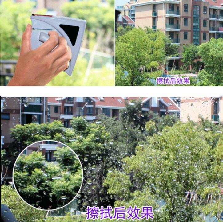 Portable Double Sided Magnetic Window Cleaner Brush Household Glass Wiper Window Washer Cleaning Tools For Washing Window