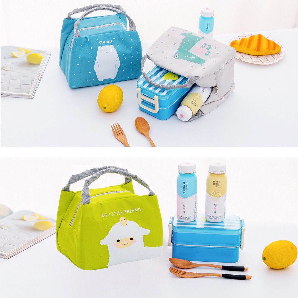 Draagbare Dier Thermische Geïsoleerde Cooler Waterdicht Picknick Lunchbox Tas Pouch