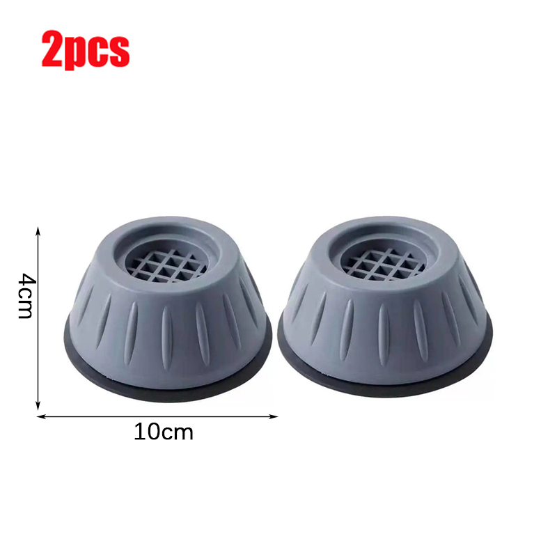 Coussinets de pieds Anti-Vibration, pieds en caoutchouc, tapis antidérapant silencieux pour Machine à laver, Support amortisseurs, accessoires de Support: Noir et blanc