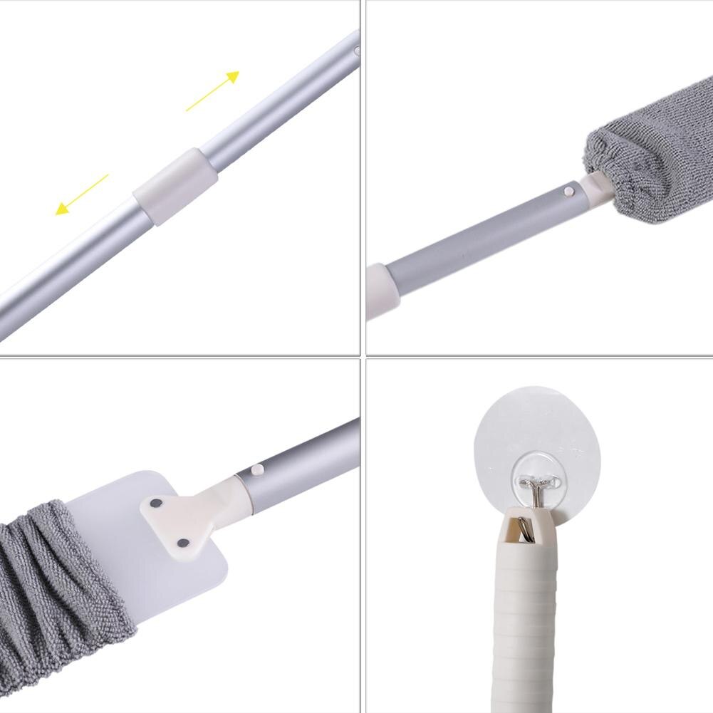 Cepillo de polvo mopa de mango largo, artefacto de barrido para el hogar, cama inferior, limpieza de huecos, piel, barre, polvo, microfibra mágica, herramientas para plumero