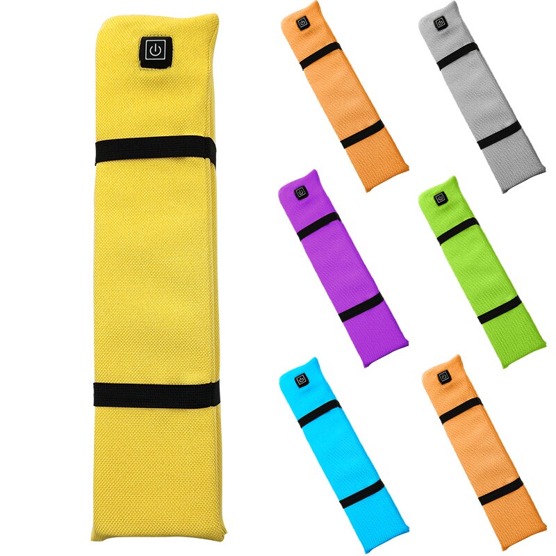 Coussin chauffant électrique en graphène USB, batterie Rechargeable, coussin de siège d&#39;extérieur en mousse à mémoire de forme, coussin de sol