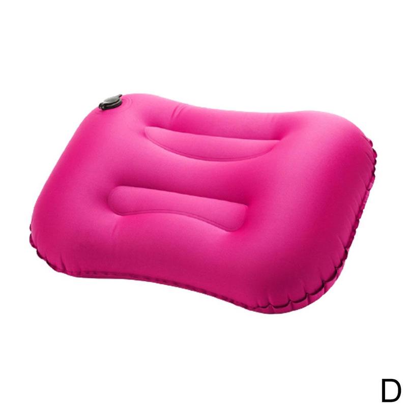 Oreiller gonflable carré R5D8, pour Camping, voyage en plein air, randonnée: Purple