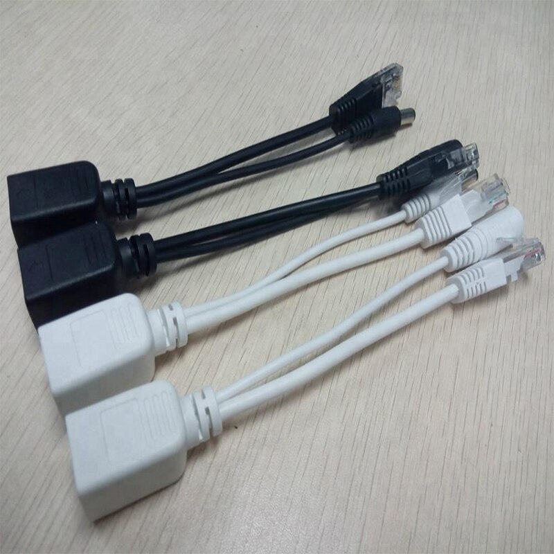 12-48V Poe Adapter | Passieve Ethernet Power Adapter Over Poe Kabel, poe Kabel Injector Voor Cctv Ip Camera Dc Mannelijke En Vrouwelijke