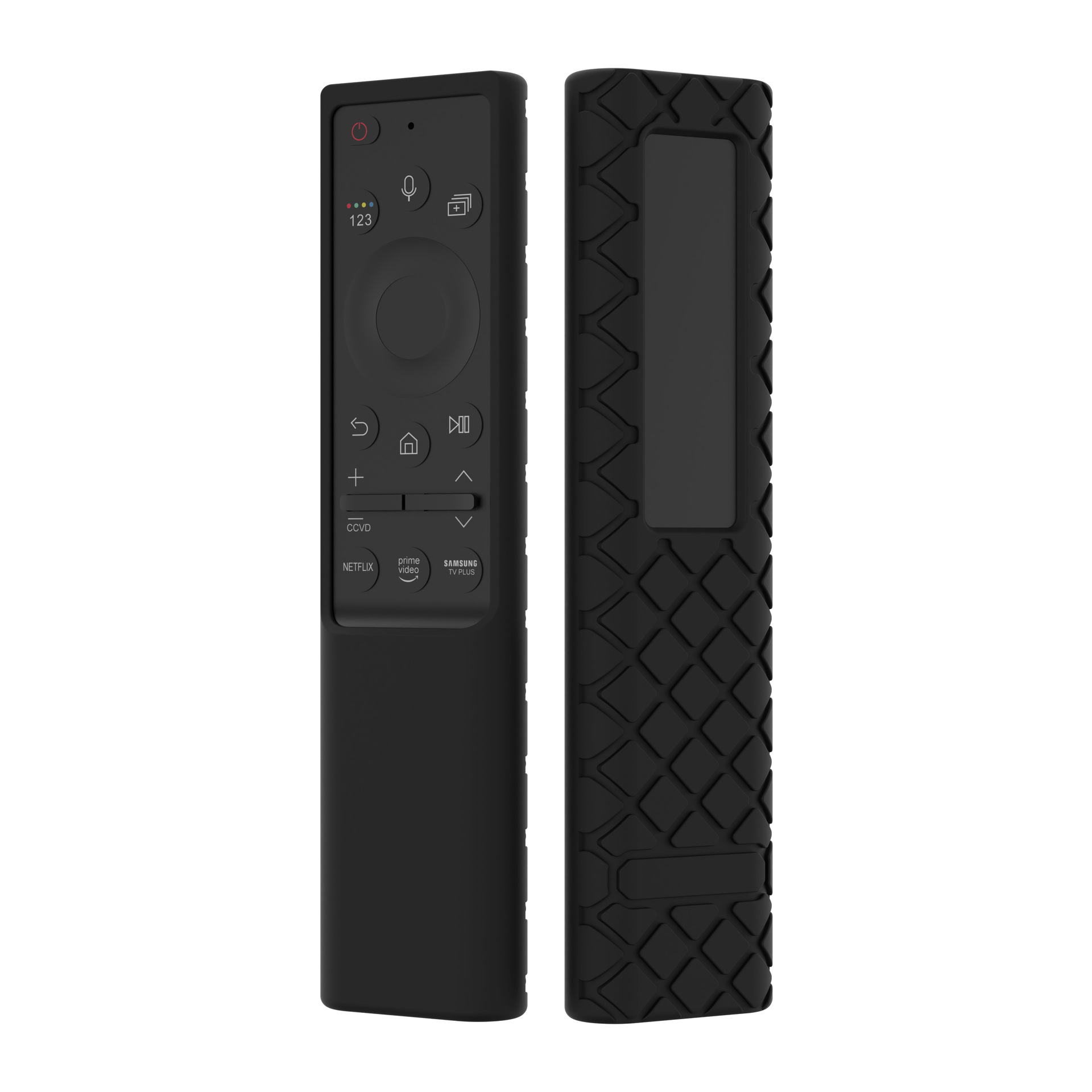 Silikonowe etui na pilota do Samsung BN59-0311F BN59-01300E BN59-01357A BN59-01363A BN59-01291A Pokrowiec na pilota do telewizora: Black
