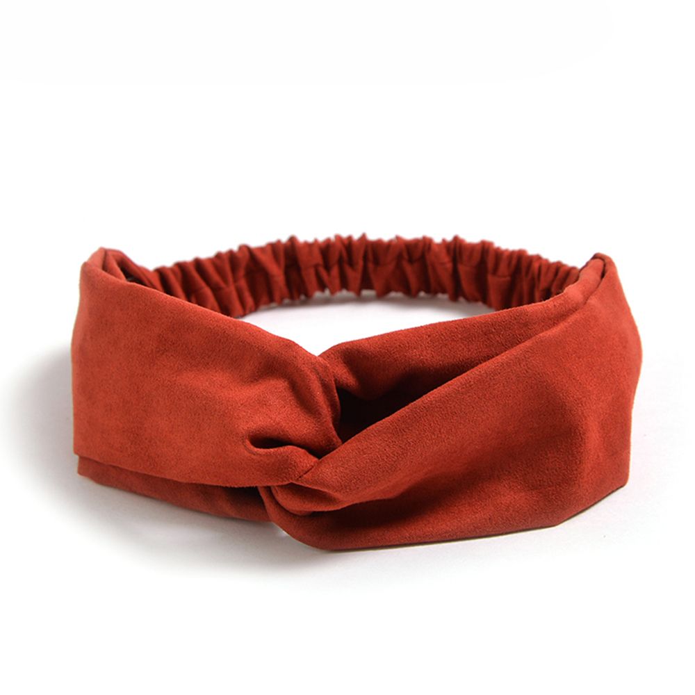 1pc dames hoofdtooien, strik hoofdband, tulband, elastische hoofddeksels, hoofdband, dames haaraccessoires, gestreepte haarbanden: Rood