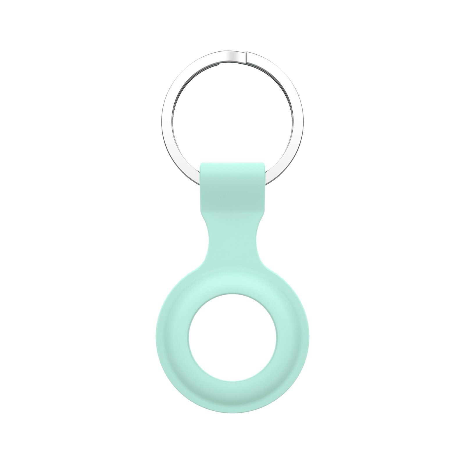 Voor Apple Airtags Vloeibare Siliconen Beschermhoes Voor Apple Locator Tracker Anti-Verloren Apparaat Sleutelhanger Beschermhoes