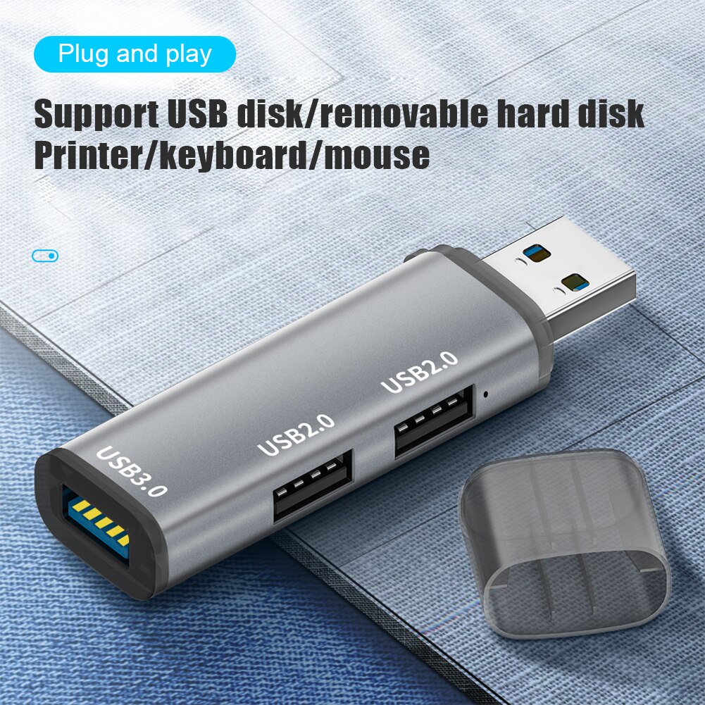 USB Hub USB 3.0 2.0 High Speed External 3 Ports USB Adapter U Disk Splitter Multi Usb Expander For Macbook Computer Laptop PC