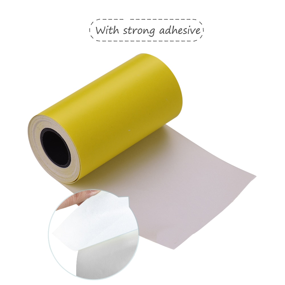Printable Kleur Sticker Papier Roll Direct Thermisch Papier Zelfklevende 57*30Mm Voor Peripage A6 Thermische Printer paperang P1/P2