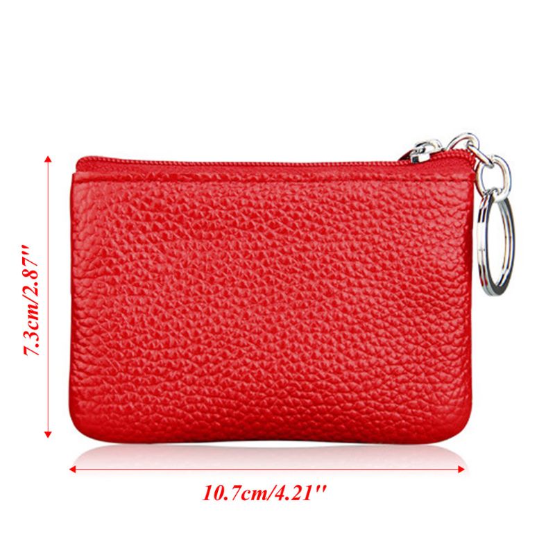 Thinkthendo Mode Zachte Mannen Vrouwen Card Coin Sleutelhouder Zip Wallet Pouch Bag Purse