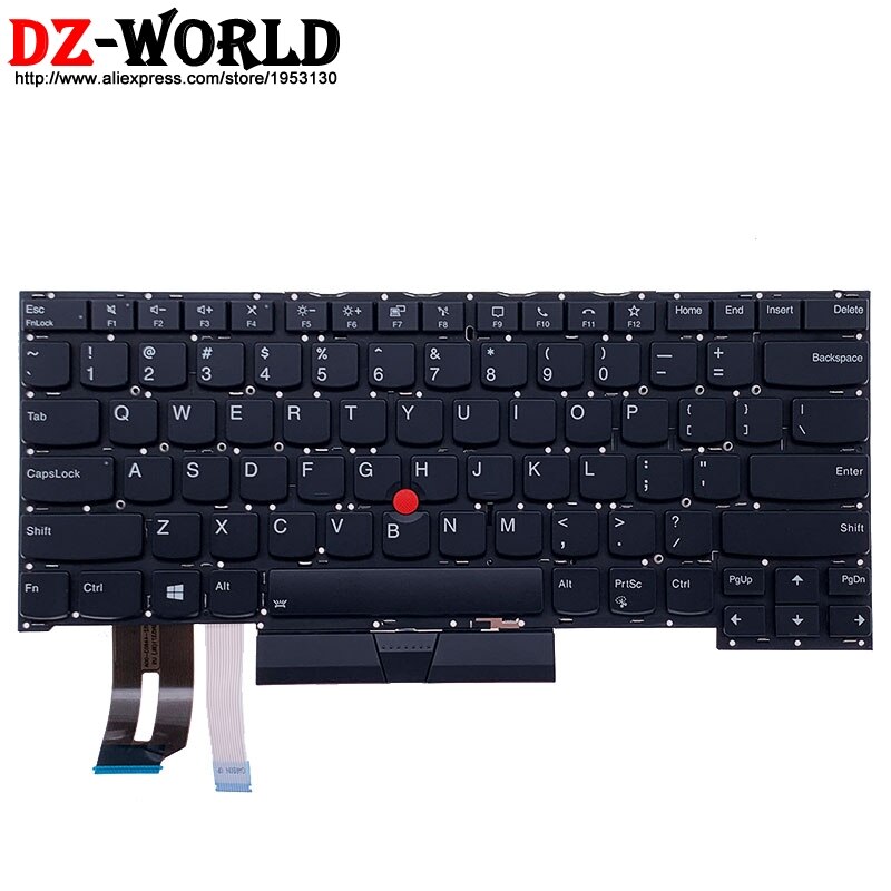 Original US English Backlit Keyboard For Lenovo Thinkpad P1 Gen3 X1 Extreme 3rd Laptop SN20W85496