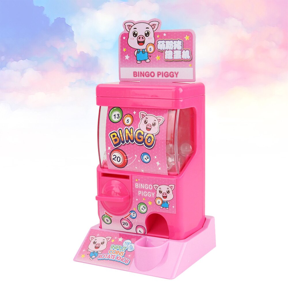 1 Set of Gashapon Machine Exquisite Funny Grabbing Catcher Machine Egg Twisting Toy Coin-operated Machine