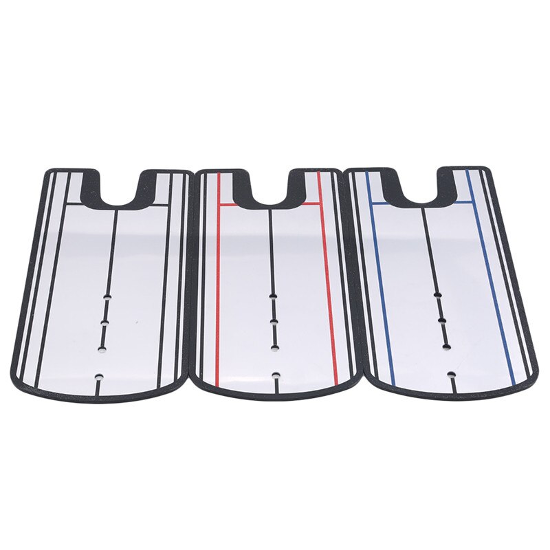 Golf swing recht oefenen golf putting spiegel uitlijning trainingshulpmiddel swingtrainer ooglijn golfaccessoires 30.5 x 14.5cm