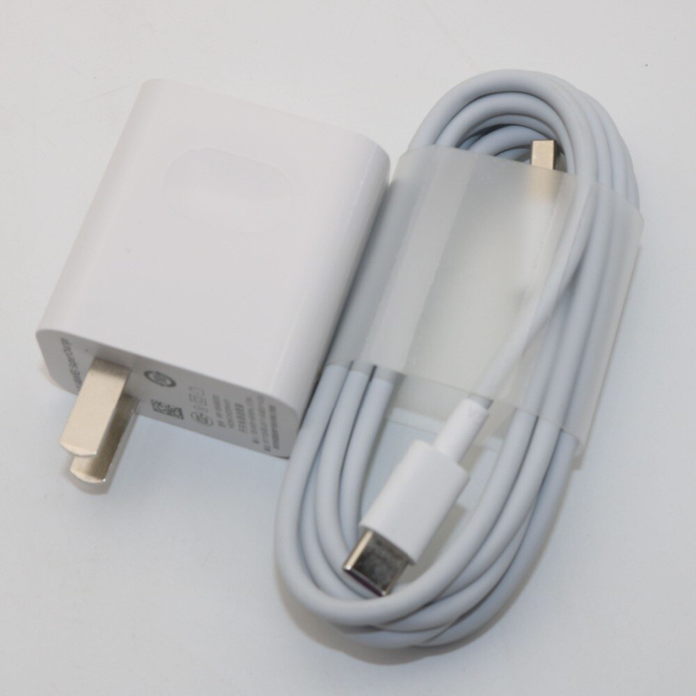 Originele Huawei Supercharge Mate 9 10 20 P10 Plus P20 Pro Honor 20 V20 Snelle Super Lader 4.5V5A Type- C Usb 3.0 Type C Kabel: US Charger and Cable