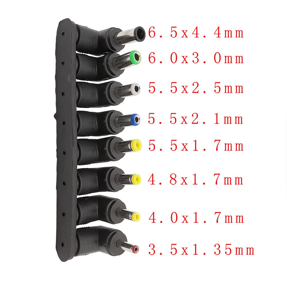 8Pcs Universal Laptop DC Power Male to Female Elbo... – Vicedeal