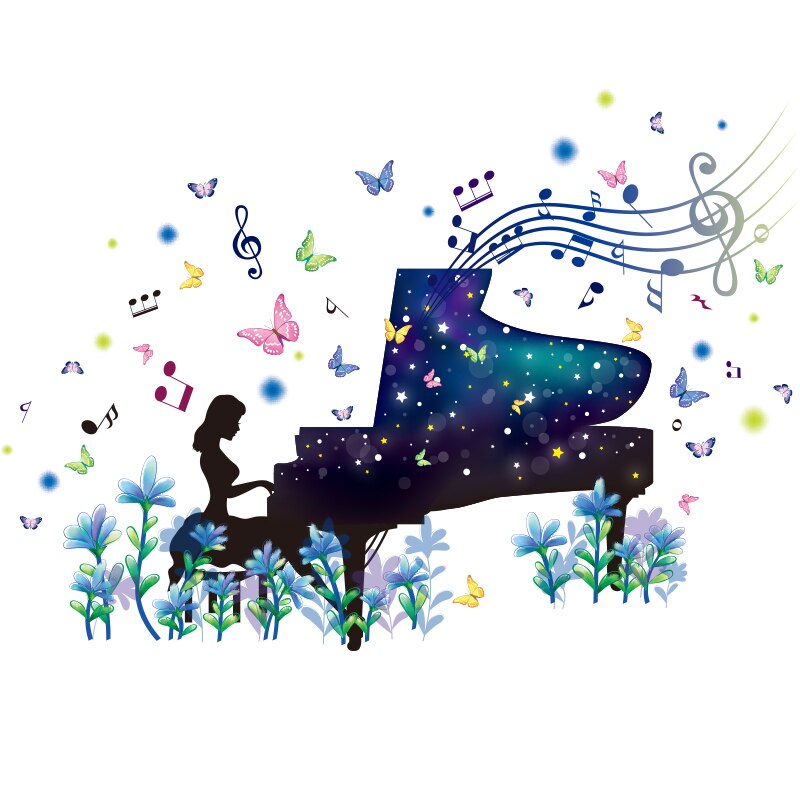 Cartoon Girl Wall Stickers DIY Children Walll Decals for Kids Rooms Baby Bedroom Nursery Home Decoration: girl sticker 3