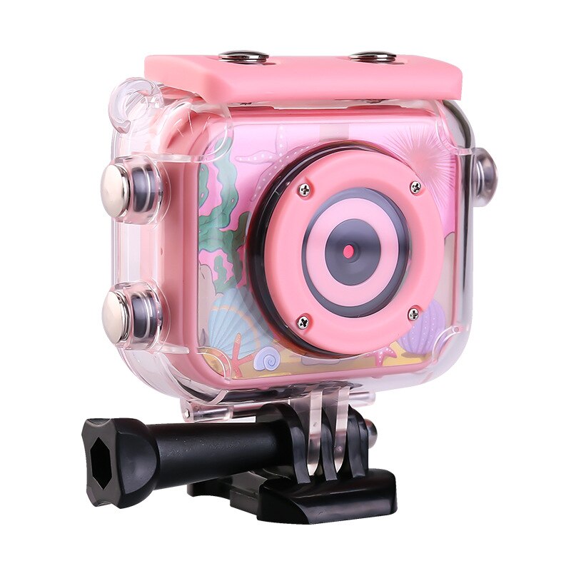 Câmera das crianças à prova dwaterproof água 1080p hd tela câmera de vídeo brinquedo 12mp crianças dos desenhos animados bonito câmera ao ar livre fotografia crianças