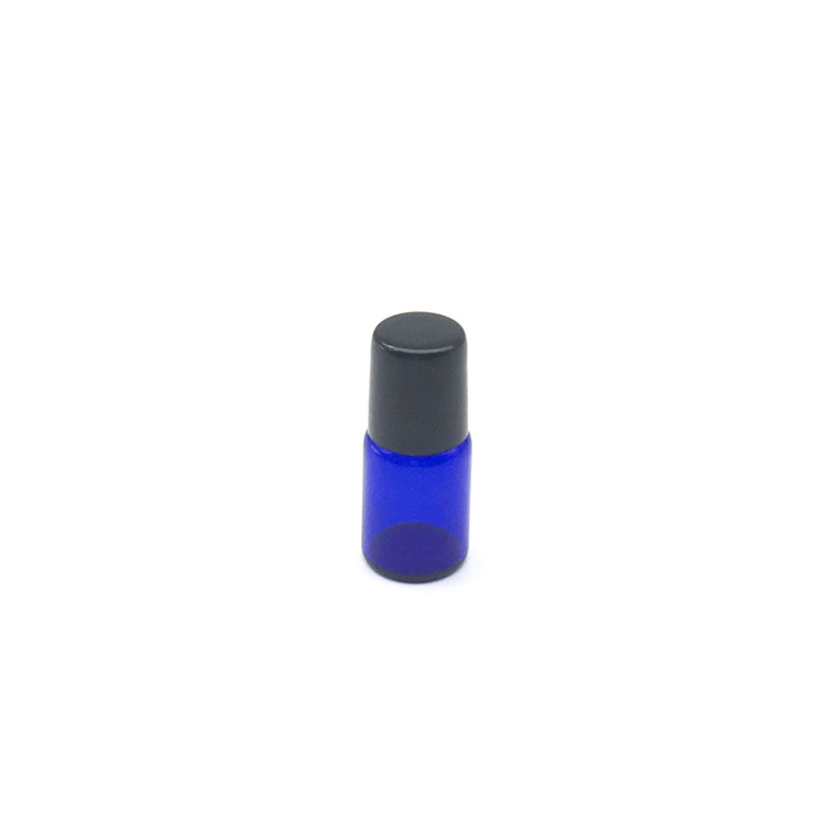 Echantillon de parfum vide 1ml 2ml 3ml 5ml 10ml bouteille en verre roulé bouteille à rouler bleu huile essentielle 1 pièce: 2ml