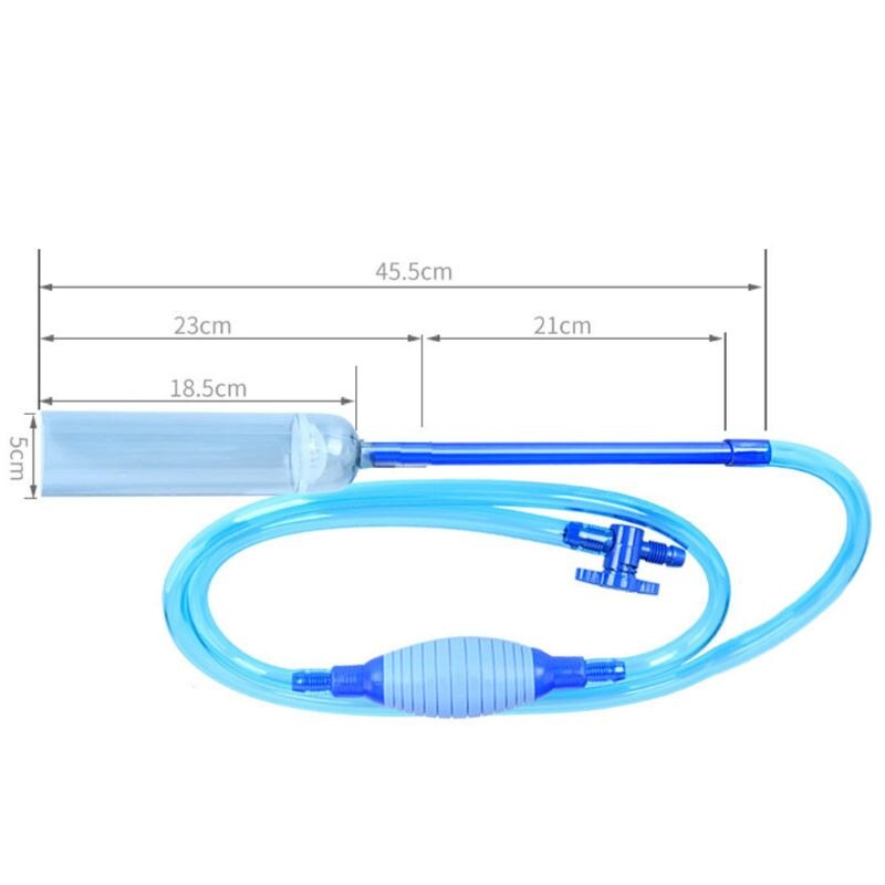 Gravel Vacuum for Aquarium Gravel Cleaner Fish Tank Siphon Gravel Cleaner Semi-automatic Cleaning Tool