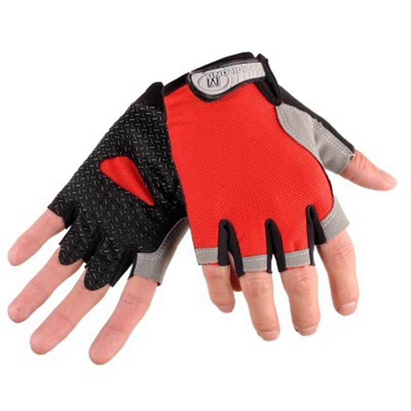 Ciclismo Mezza finger gloves guanti di Fitness Donne Degli Uomini A Cavallo Della Bici MTB Outdoor Mountaineer antiscivolo Sport Fitness