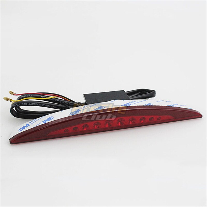 Motorfiets Achterlicht voor harley breakout Achterspatbord Tip licht breakout LED Brake Achterlicht Lamp Voor Harley Breakout FXSB 13 -17: red