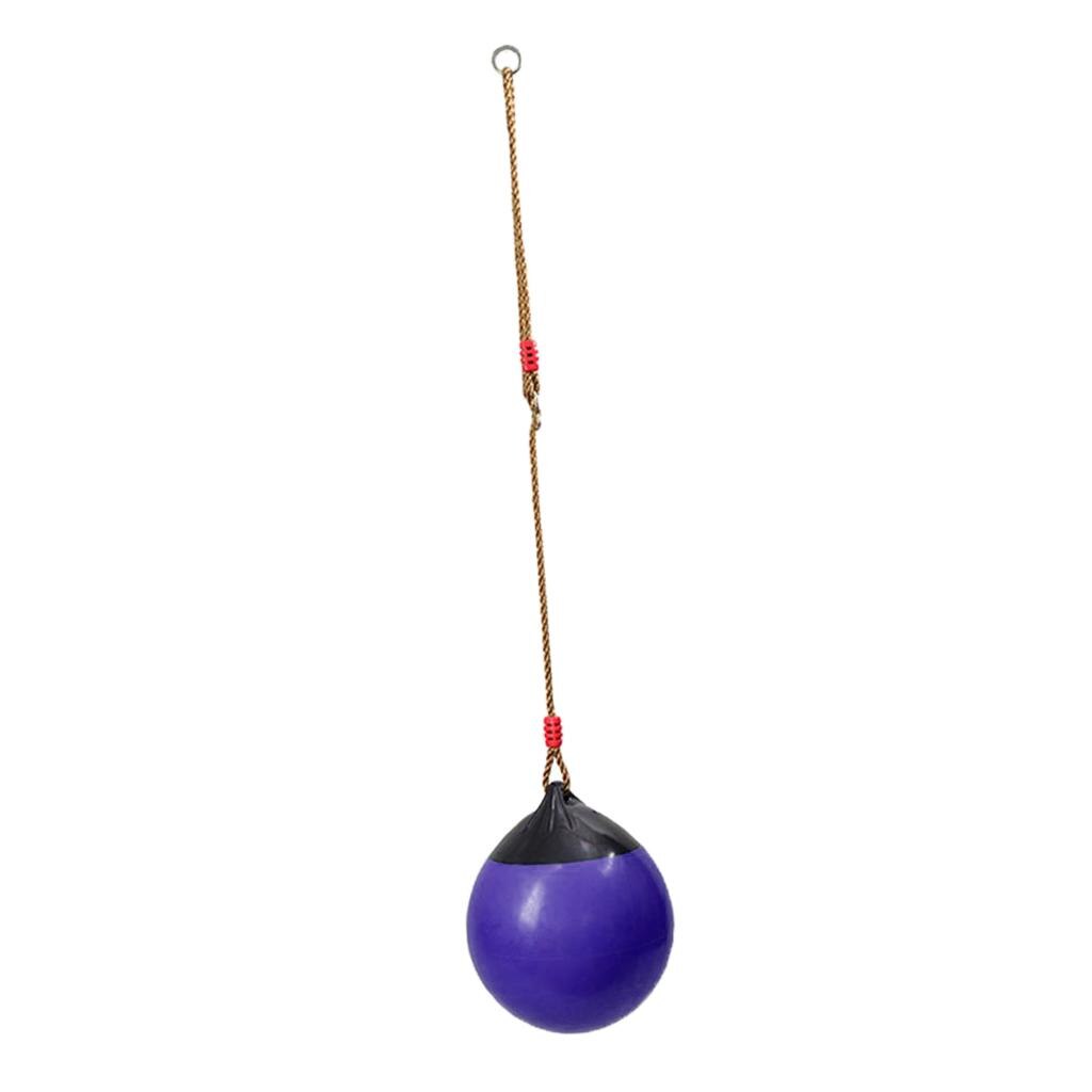 Ball Swing Seat w/ Heavy Duty Rope for Backyard Toys Set Accessories